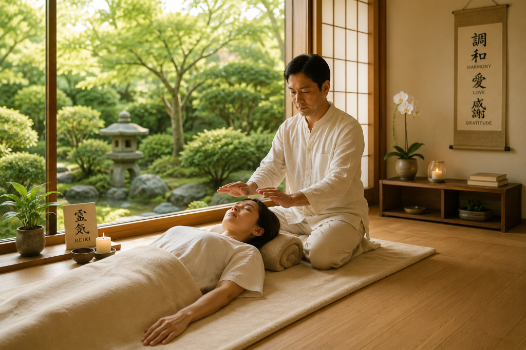 Reiki Training Level II distance Reiki practice demonstration