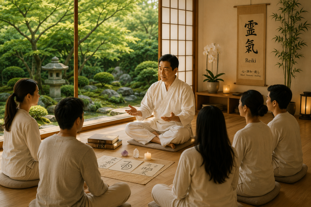 Reiki Training class for Reiki Master and Teacher students